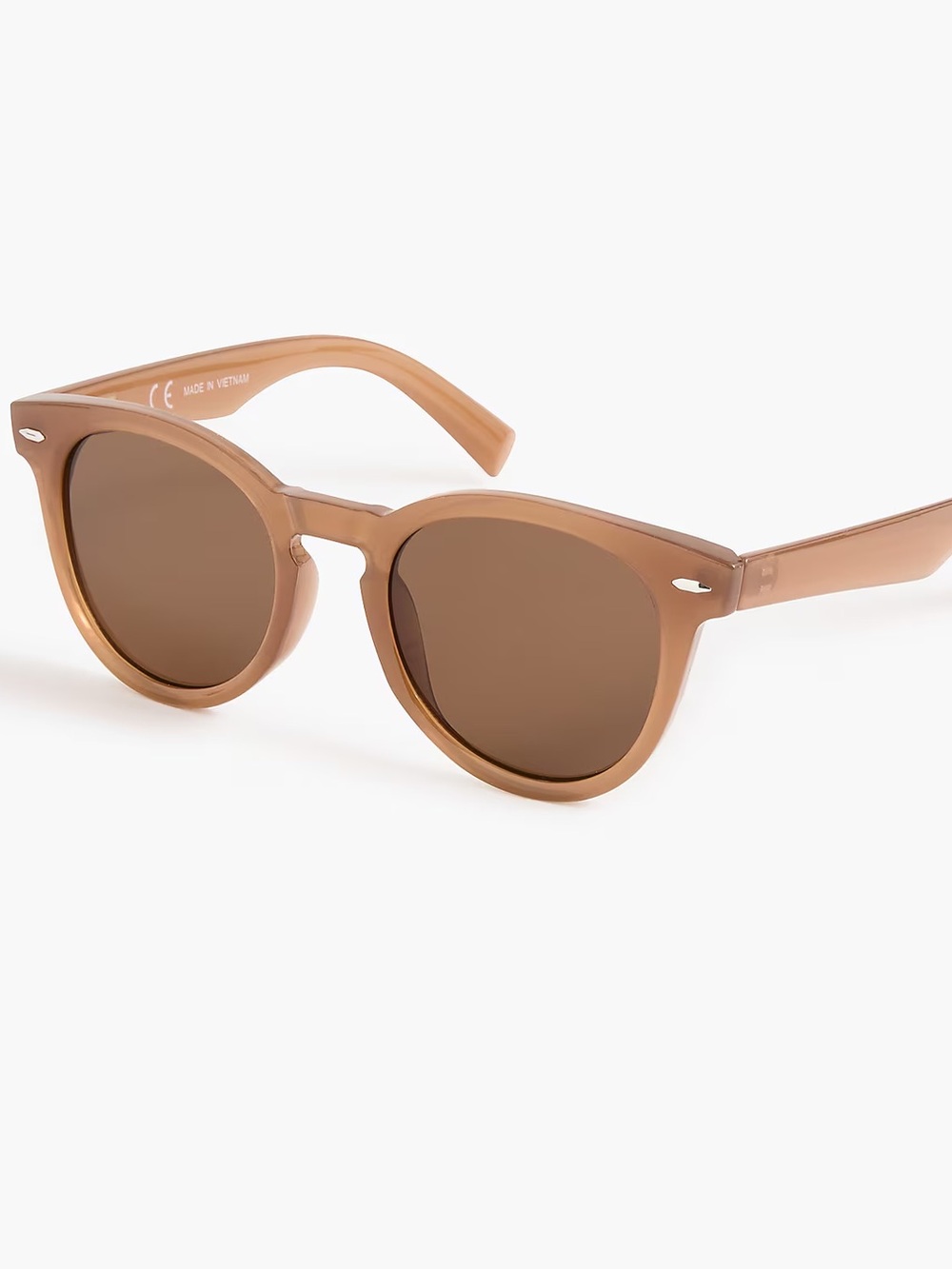 J crew dusty tort Round-frame sunglasses